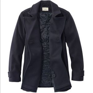 L.L. Bean 100% Lambswool Coat